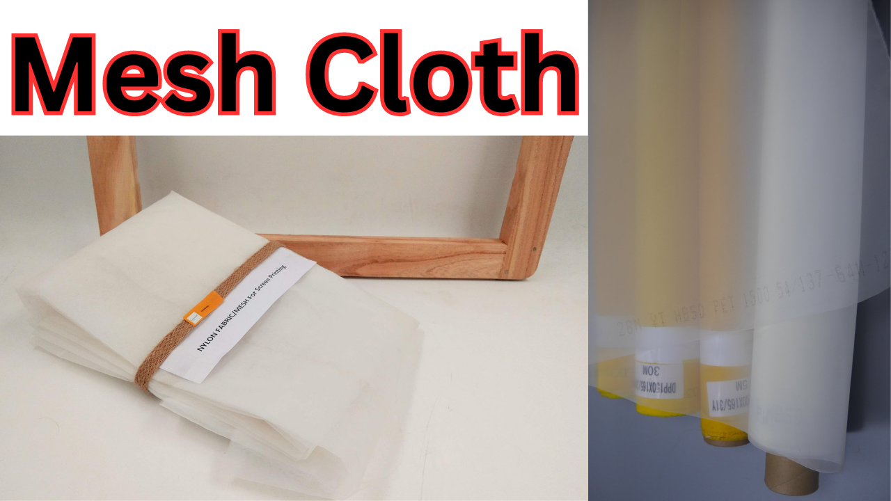 Screen print Mesh cloth