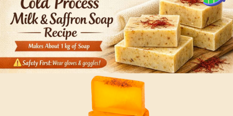 Cold Process Milk & Saffron Soap Recipe
