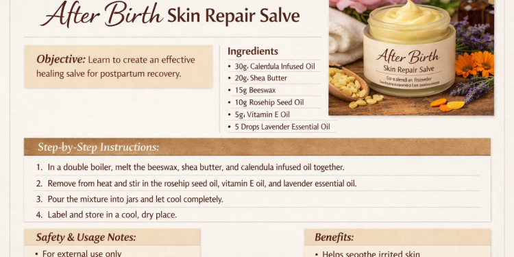 After Birth Skin Repair Salve