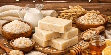 Creamy Rice & Oatmeal Soap (Hot Process)