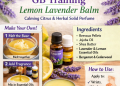 Lemon Lavender Solid Balm Perfume