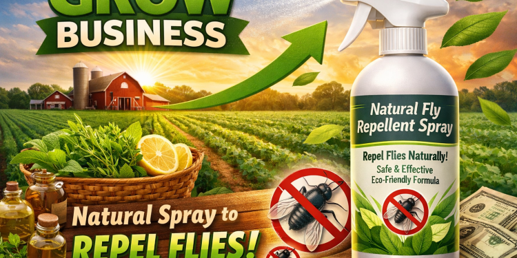 Natural Spray to Repel Flies