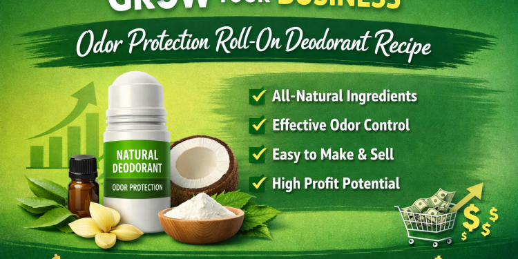 Odor Protection Roll-On Deodorant Recipe (100 g)