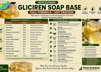 Gliciren Soap base full formula hot process