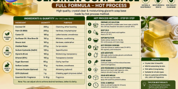 Gliciren Soap base full formula hot process