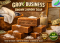 Hard-Stain Brown Laundry Soap Making Recipe