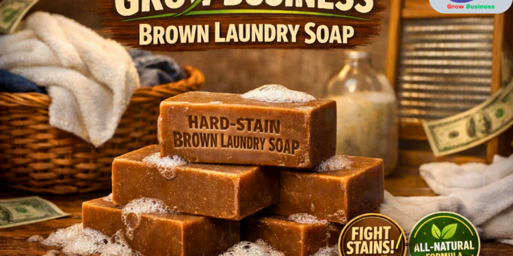 Hard-Stain Brown Laundry Soap Making Recipe